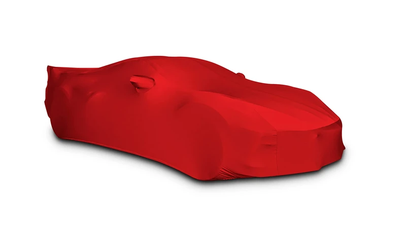2020-2023 C8 Corvette Stingray Ultraguard Stretch Satin Indoor Car Cover - The Ultimate Custom FIT (Red)
