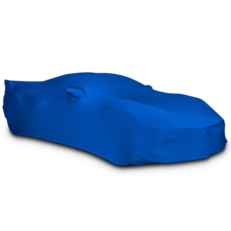 2020-2023 C8 Corvette Stingray Ultraguard Stretch Satin Indoor Car Cover - The Ultimate Custom FIT (Blue)