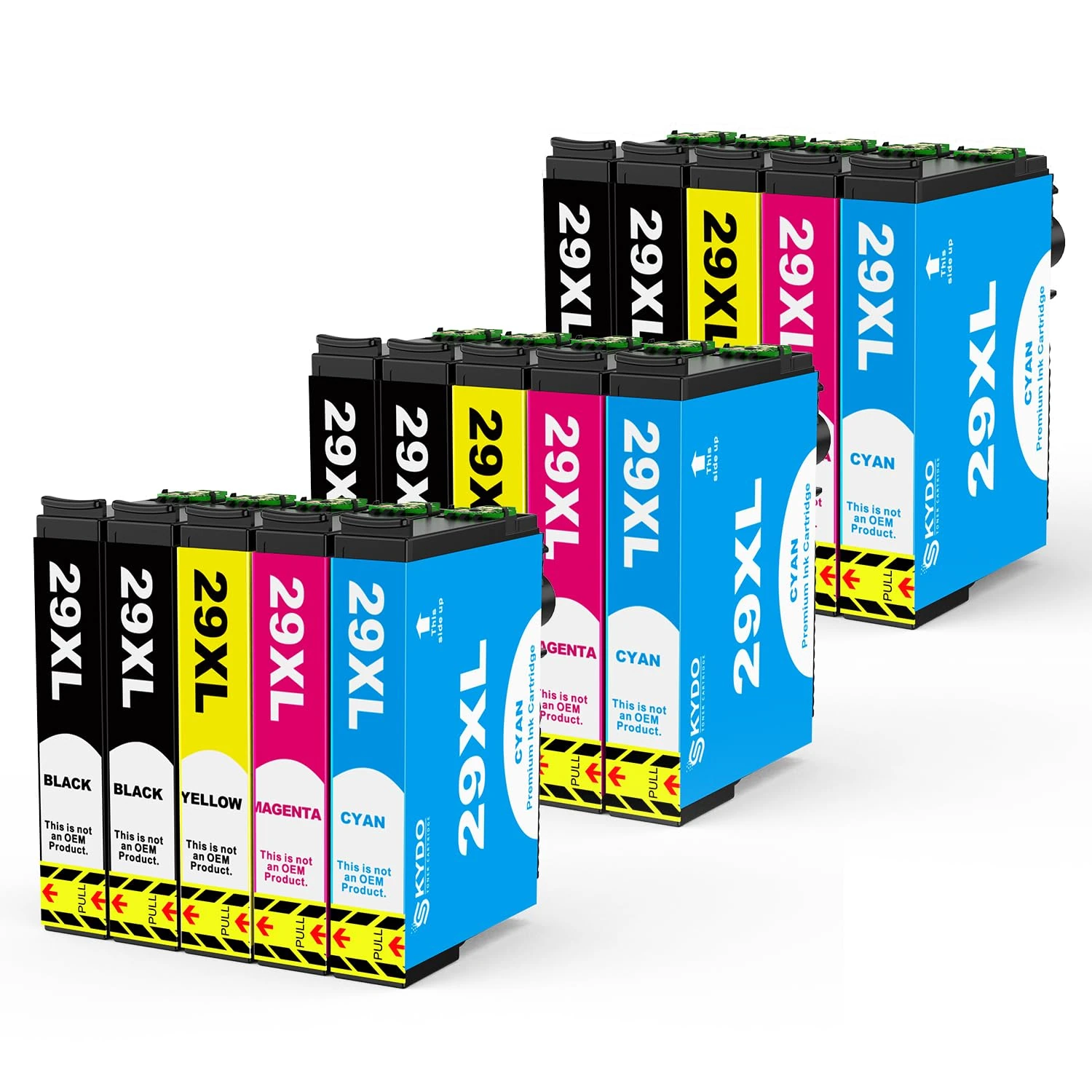 Skydo 29XL Ink Cartridges Multipack Compatible for Epson 29 XL for Expression Home XP-235 XP-245 XP-247 XP-332 XP-335 XP-342 XP-345 XP-432 XP-435 XP-442 XP-445 Printer (15-Pack)