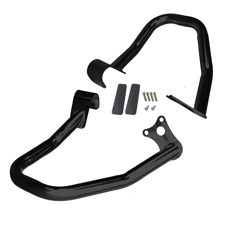 Black Highway Bar Engine Guard Crash Bar Kit Compatible with Indian Scout+Scout Sixty+Scout Bobber 2015-2020 Replace for 2881756-266 2015 2016 2017 2018 2019 2020