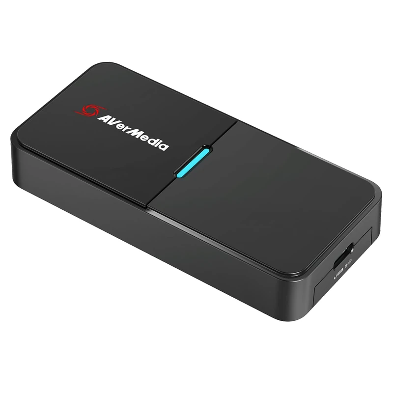 AVerMedia BU113 Live Streamer CAP 4K – USB 3.0 Capture Card for DSLR, Camcorder, Action Cam, 4K30, 1080p60 HDR, Plug & Play, Ultra-Low Latency, OBS, Streamlabs, Zoom, Teams, Mac, Windows