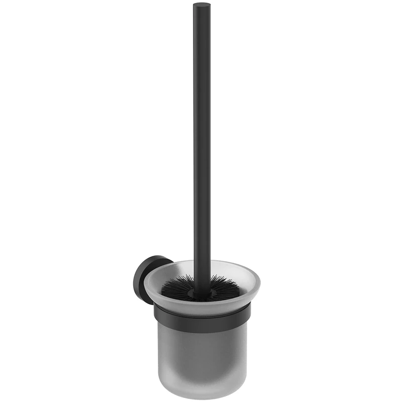 Ideal Standard A9119XG IOM Toilet Brush Set, Silk Black