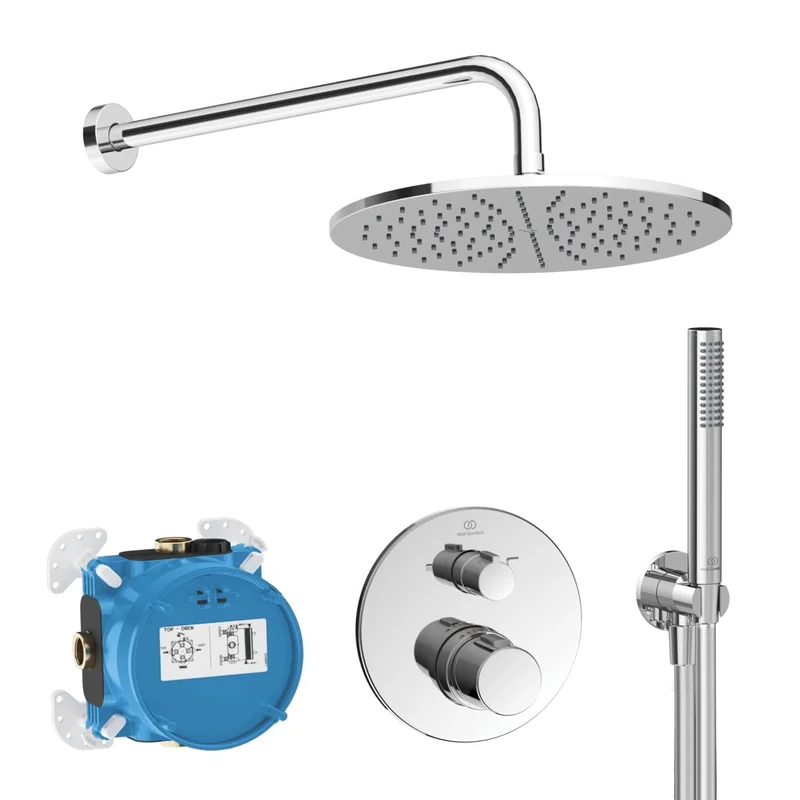 Ideal Standard A7573AA Ceratherm T100 Fittings Package, Chrome