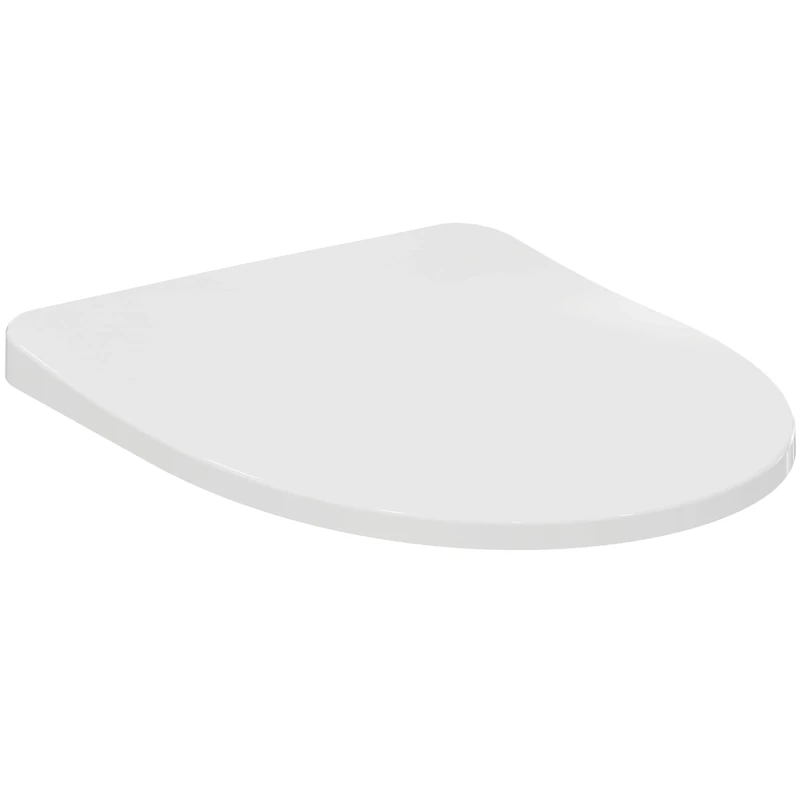 Ideal Standard i.Life A Toilet seat and Cover, Rounded Shape, Soft-Close seat with Long Service Life, Scratch-Resistant duroplast – White (360x445x40 mm)