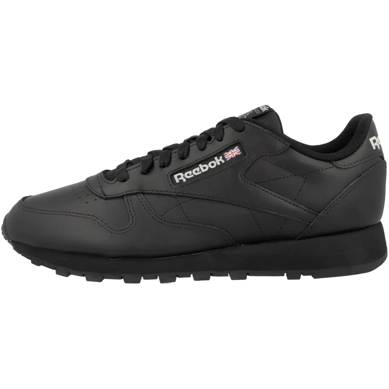 Reebok Men Classic Leather Sneaker, Core Black/Core Black/Pure Grey 5, 5.5