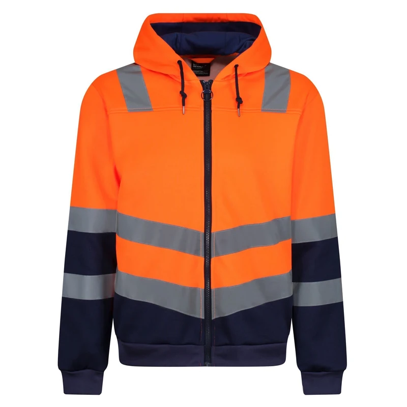 Regatta Professional Mens Hi Vis Reflective Hoodie