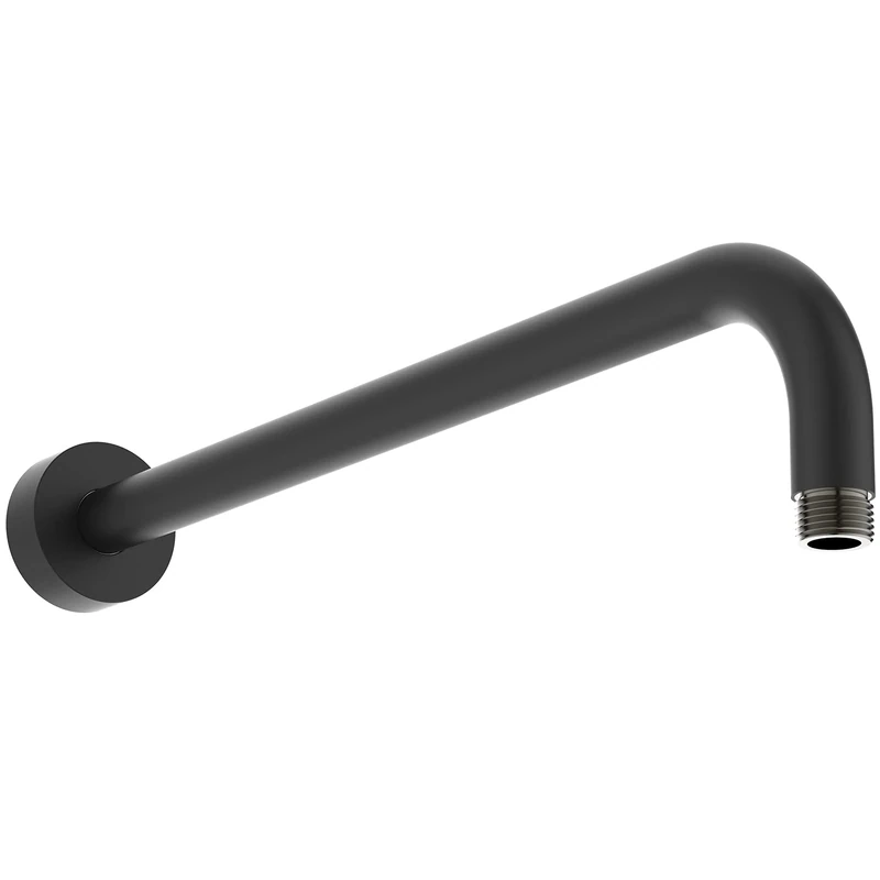 Ideal Standard Idealrain 400mm Wall Mounted Shower Head Arm, B9445XG, Silk Black