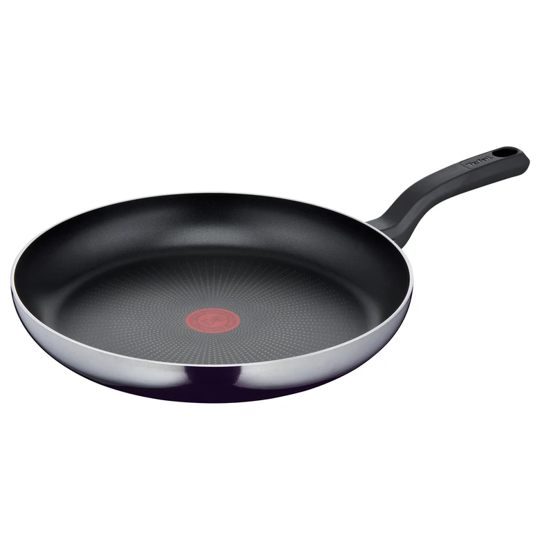Tefal D52608 Resist Frying Pan 32 cm Safe Titanium Non-Stick Coating Thermo-Signal Temperature Indicator Easy Cleaning Flame Protect Technology Black - Image 1