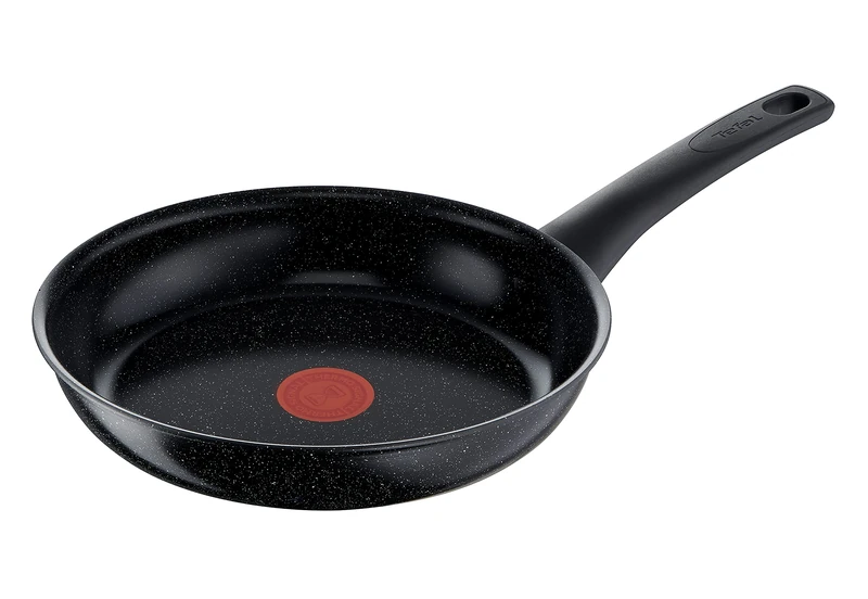 Tefal C41804 Intensity Frying Pan 24 cm Ceramic Seal Thermo-Signal Temperature Indicator Easy Cleaning Suitable for Induction Cookers Environmentally Friendly Black