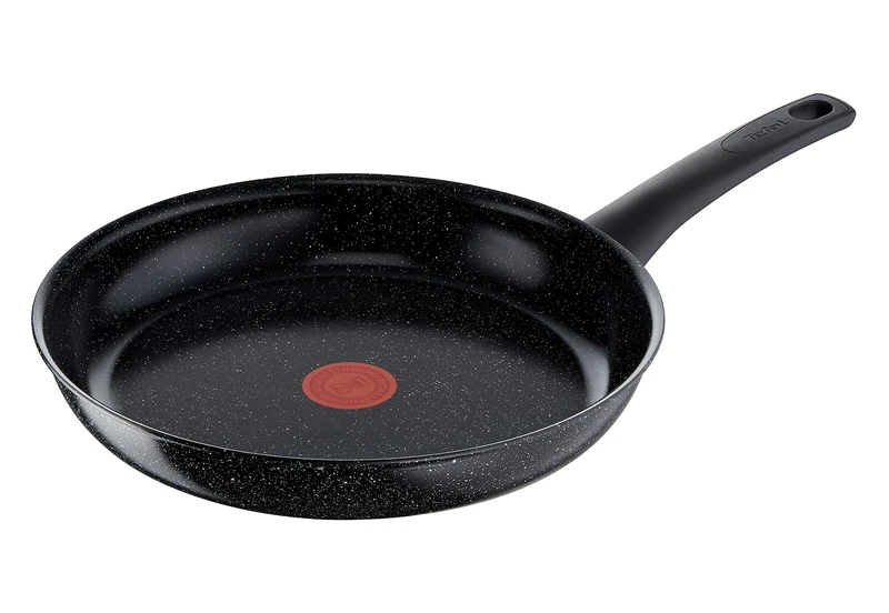 Tefal C41806 Intensity Frying Pan 28 cm | Ceramic Seal | Thermo Signal Temperature Indicator | Easy Cleaning | Suitable for Induction | Environmentally Friendly | Black
