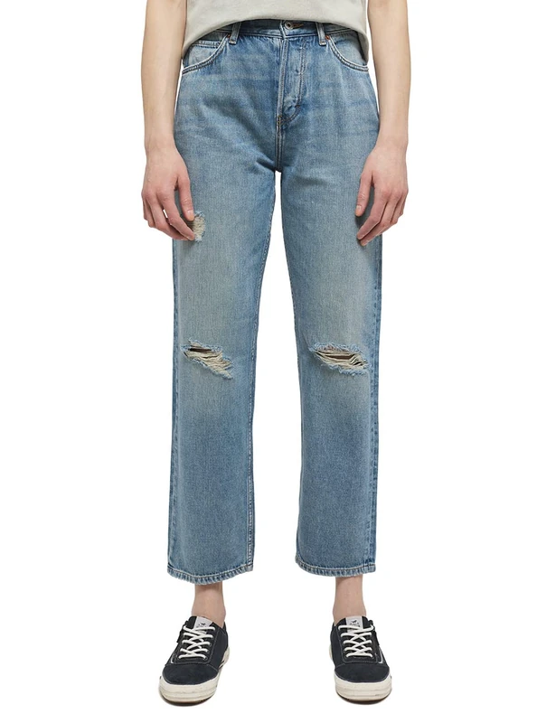MUSTANG Women's Kelly Straight Jeans, Mittelblau 422, 33W / 32L - Image 1