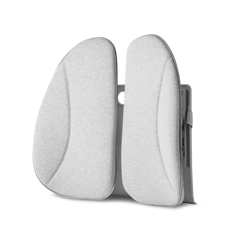 HoMedics Back Support Cushion with Cover + Heat: Improve Posture While Seated with Gentle, Gradual Warmth - Image 1