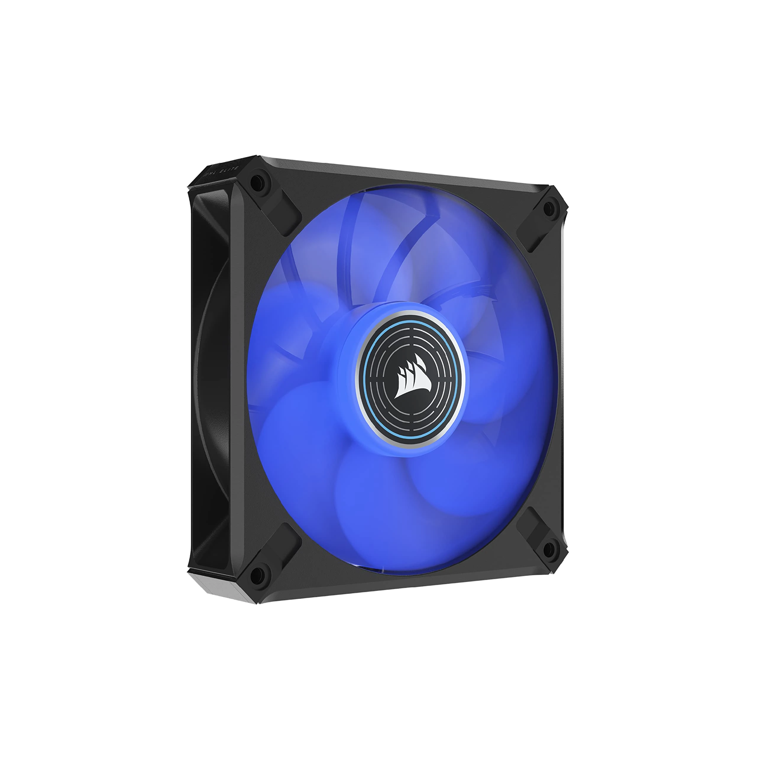 Corsair ML120 LED ELITE, 120mm PWM LED Fan (Corsair AirGuide Technology, Magnetic Levitation Bearing, Up to 2,000 RPM, Eight Vibrant LEDs, Low Noise, High Airflow) Single Pack - Blue
