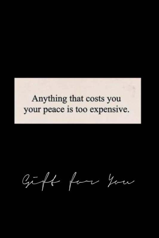 CXVcnmsdfyuh34 anything that costs you your peace is too expensive VXnk324
