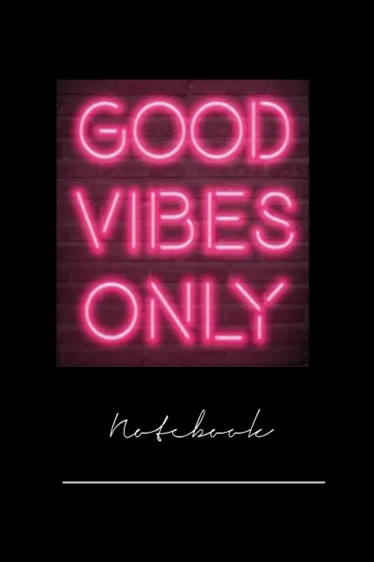 543ttre2-good vibes only for girl - 120 pages College Ruled Notebook Lined School Journal for girl boy teen