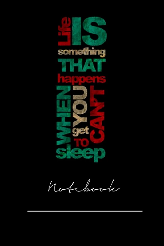 ASDask872 life iss something that - 120 pages notebook xTT904