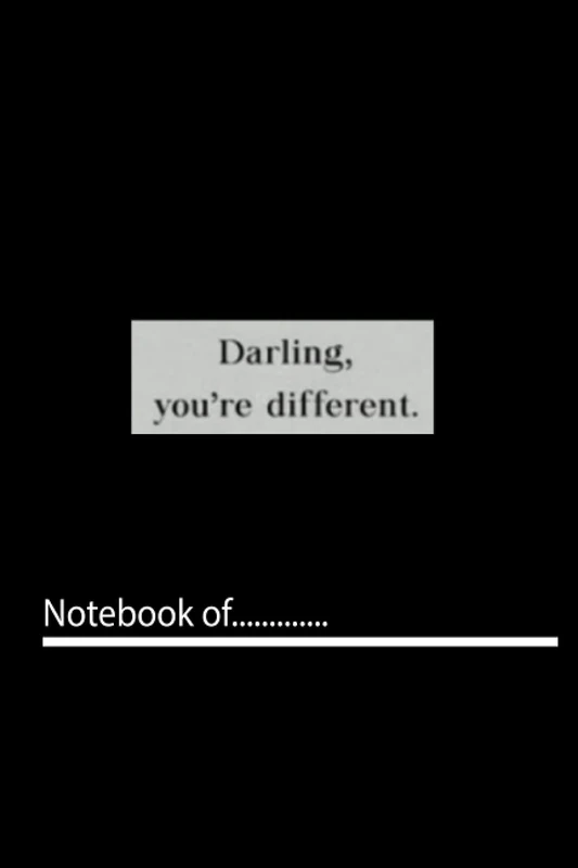 kchfiudsrt345 darling you are different -120 pages Weekly Meal Planner x