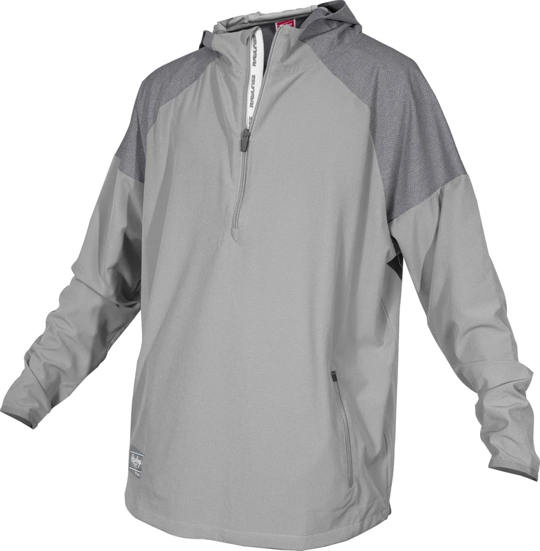 Rawlings Men's, Blue Grey Adult Color Sync Long Sleeve Jacket, Large, L - Image 1