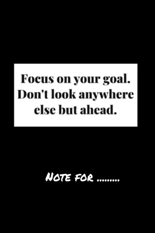 xkhfiury789 forcus on your goal dont look anywhere else but ahead - 120 pages College Ruled Notebook Lined School Journal for girl boy teen