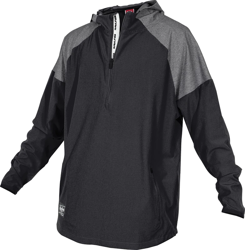 Rawlings Men's, Black Adult Color Sync Long Sleeve Jacket, Large, L
