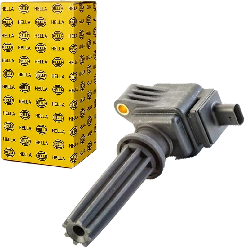 HELLA 5DA 230 036-621 Ignition Coil - 3-pin connector - Flush-Fitting Pencil Ignition Coils - Bolted - Image 1