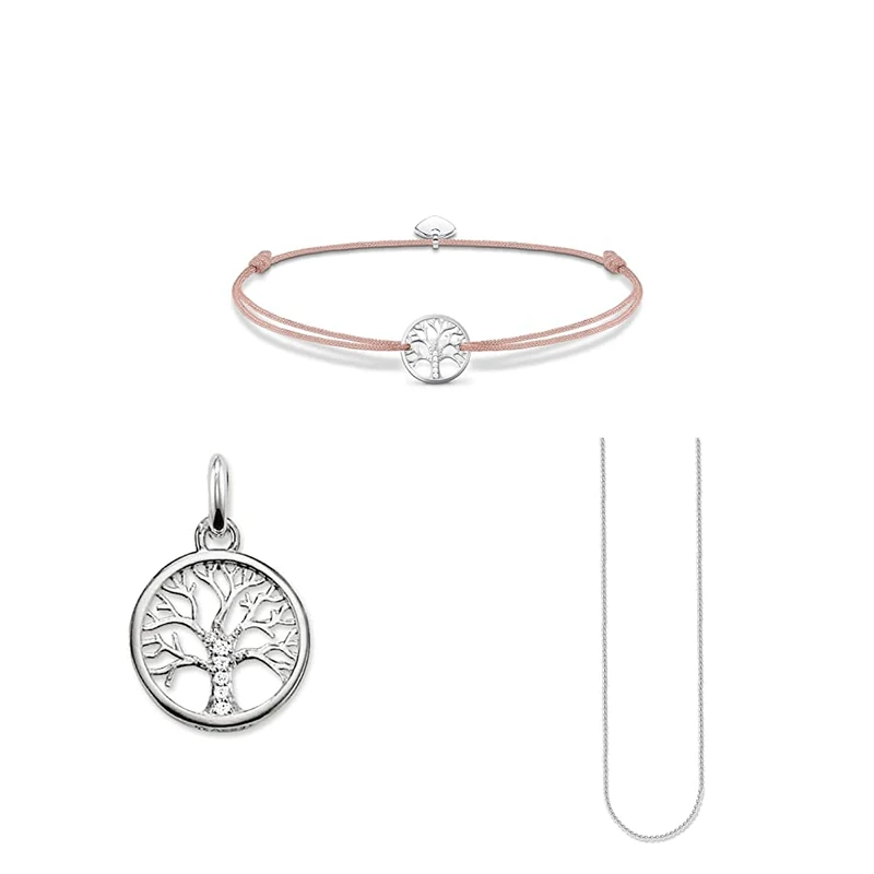 Thomas Sabo Women Bracelet +Thomas Sabo Unisex Necklace +Thomas Sabo Women Pendant Tree of Life - Image 1