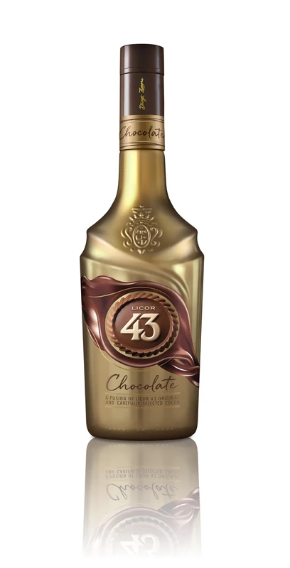 Licor 43 Chocolate, 70cl, 16%, Premium Spanish Cream Liqueur, a fusion of the Licor 43 Secret Recipe and carefully selected Cocoa
