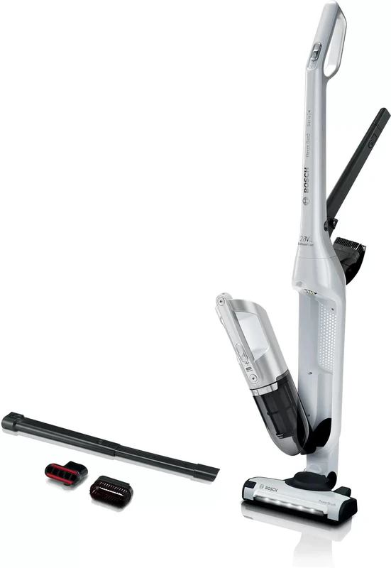 Bosch Series | 4 Flexoo'o Gen 2 Cordless Upright Vacuum, 25.2 W, 0.4 L, 82 Decibels, 2 Speeds, White