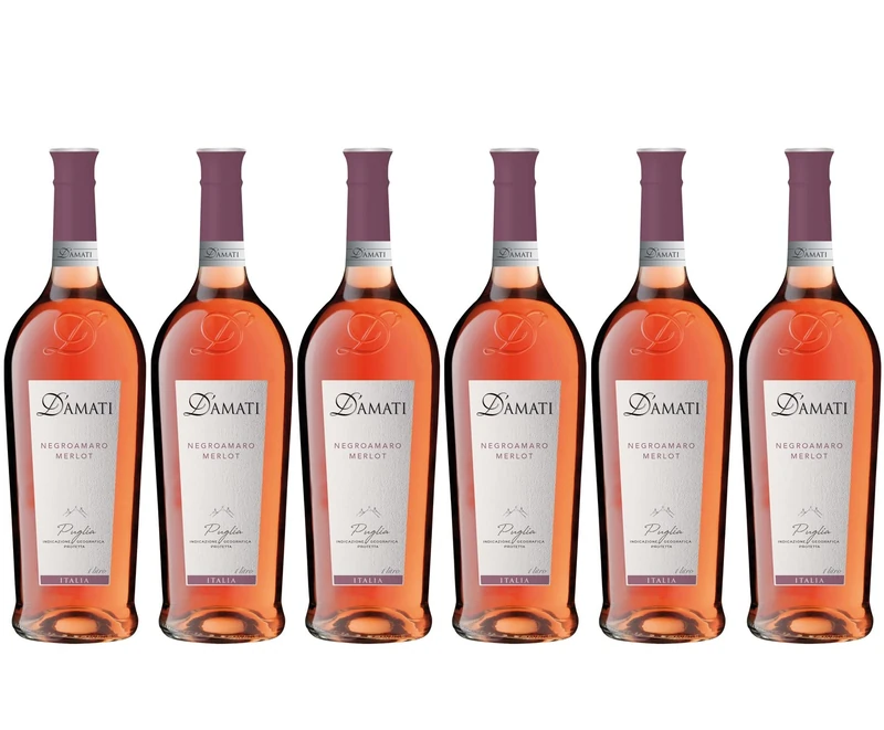 D'Amati - Rosé Wine, Negroamaro Merlot, Italy, Puglia (6 x 1 L)