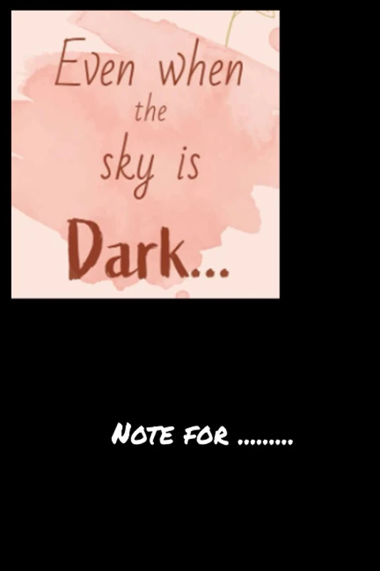 xchfirjdsgf62 even when the sky is dark - 120 pages College Ruled Notebook Lined School Journal for girl boy teen