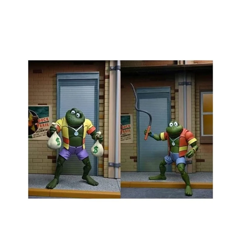 NECA 7" TMNT Cartoon Napolean & Atilla Frog 2 Pack Figure