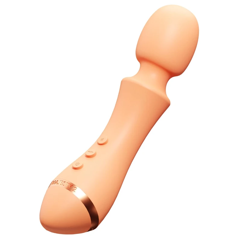 VUSH Majesty 2 Wand Vibrator for Women – Powerful Massager & Clitoral Stimulator, Rechargeable Waterproof Sex Toy, Vibrator Wand with 50 Modes, Medical-Grade Silicone Adult Toys
