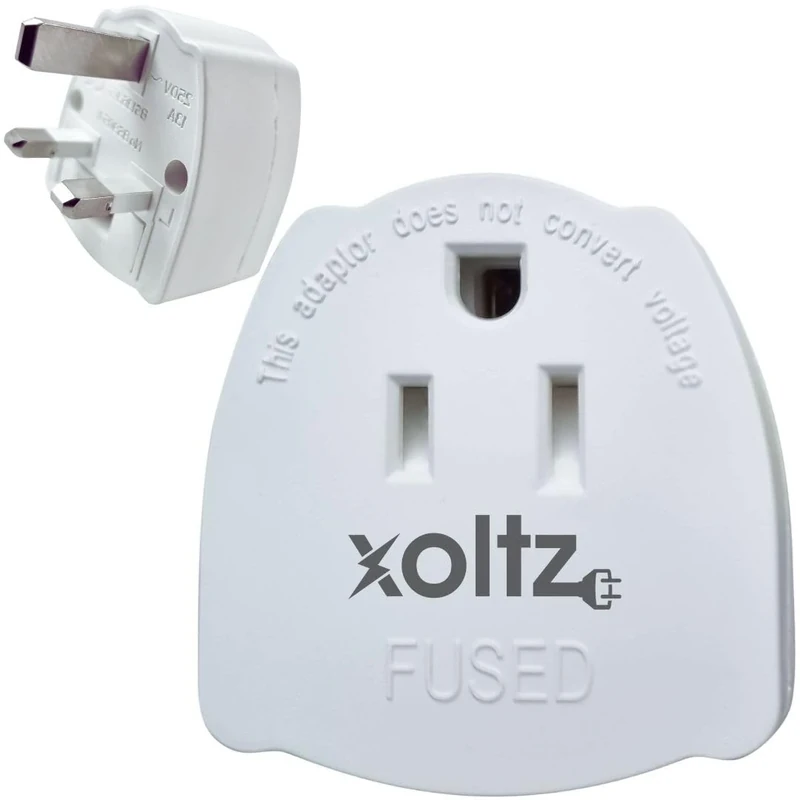 Xoltz USA to UK Travel Adapter - 13Amp Single Socket Converter