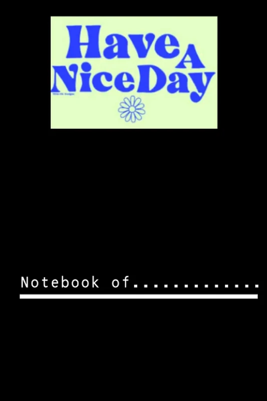 xkchiur36 have a nice day -120 pages Weekly Meal Planner notebook for girl boy teen x