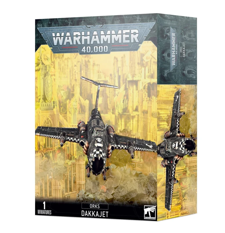 Games Workshop Warhammer 40k Orks: Dakkajet/Wazbom Blastajet/Bommers 99120103090, Grey - Image 1