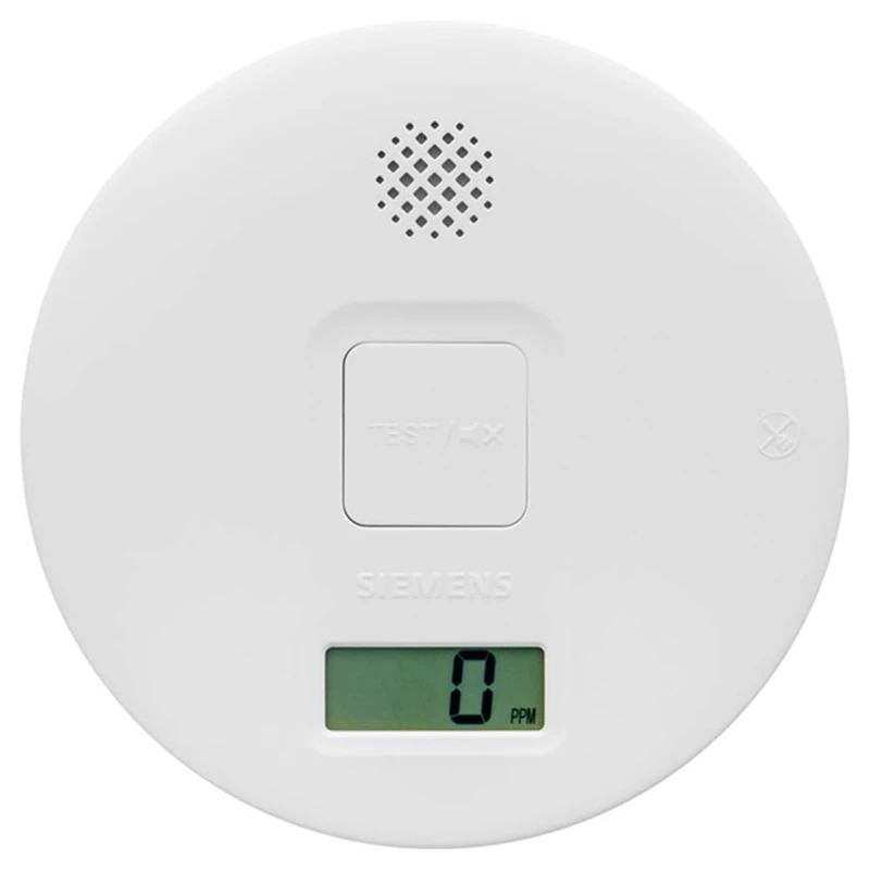 SIEMENS DELTA REFLEX Carbon Monoxide Detector NF 5TC1260-3 Warranty and Autonomy 10 Years, Red - Image 1