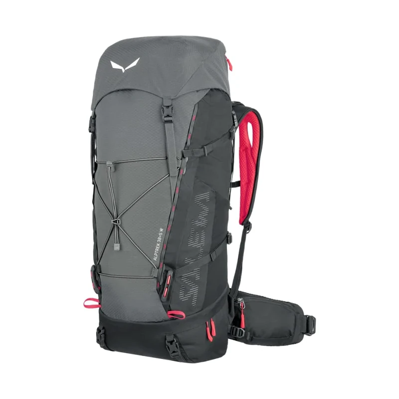 Salewa Alptrek 38+5 L Women'S Backpack, Quiet Shade/Fluo Coral, Unisex, Female