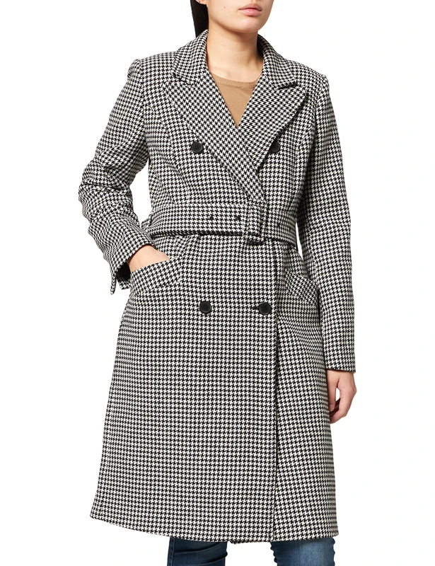 Naf Naf Women's Dora, Ecru/Noir, Large