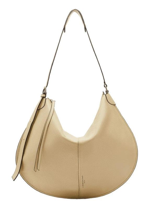 Liebeskind Berlin Women's Naomi Heavy Pebble HOBO L, Oat-8406