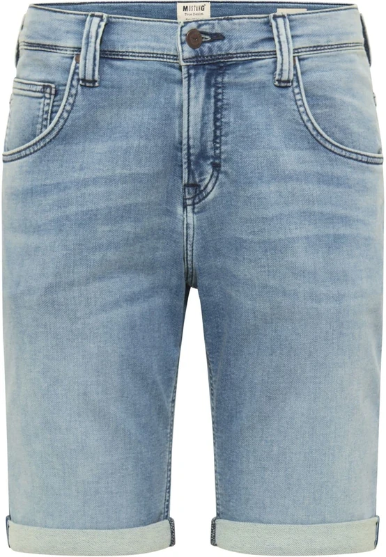 Mustang Men's Chicago Shorts, Mittelblau 413, 33
