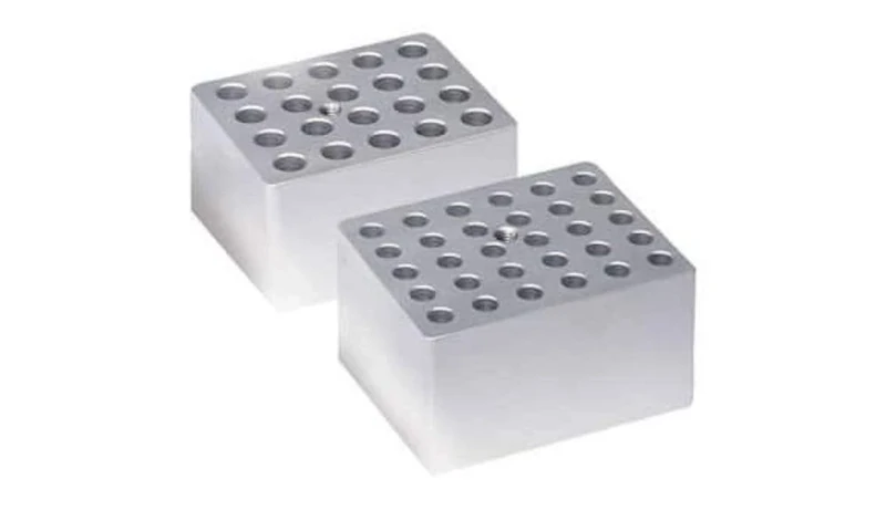 Cole-Parmer Dri-Block Aluminum Insert, 20 x 1.5 mL Tube, Tapered Bottom