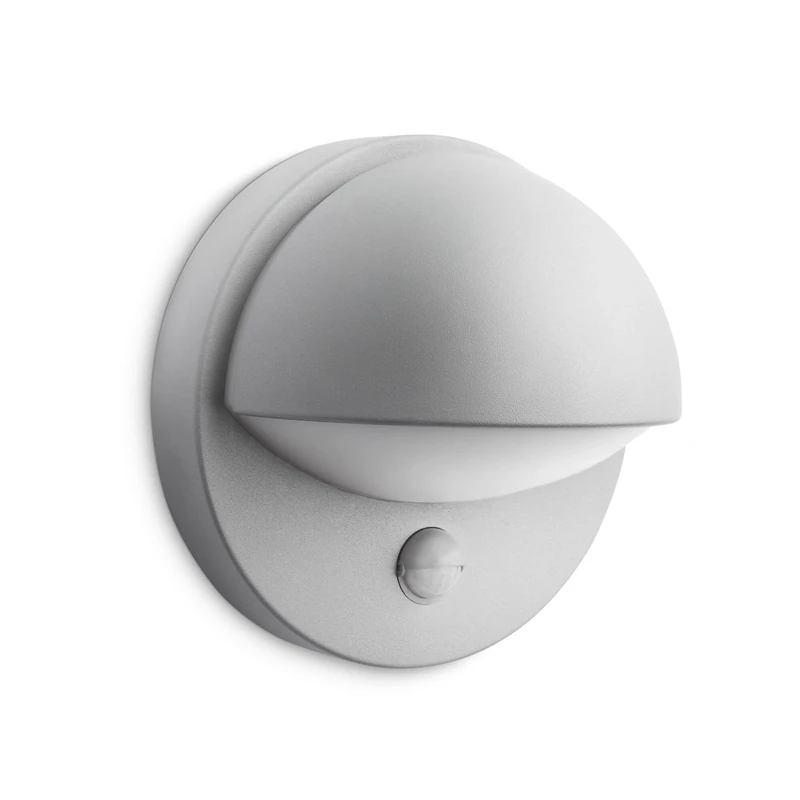 Philips myGarden June Outdoor Wall Light with Motion Sensor 42 W Bulb Not Included Grey