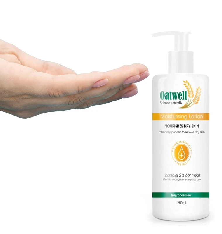 Oatwell Moisturizing Lotion - 2% Oatmeal for Dry Skin - 250ml