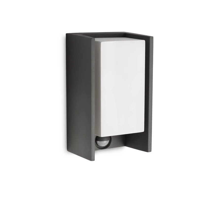 PHILIPS Applique murale BRIDGE - 15W - Détecteur de mouvement - Anthracite