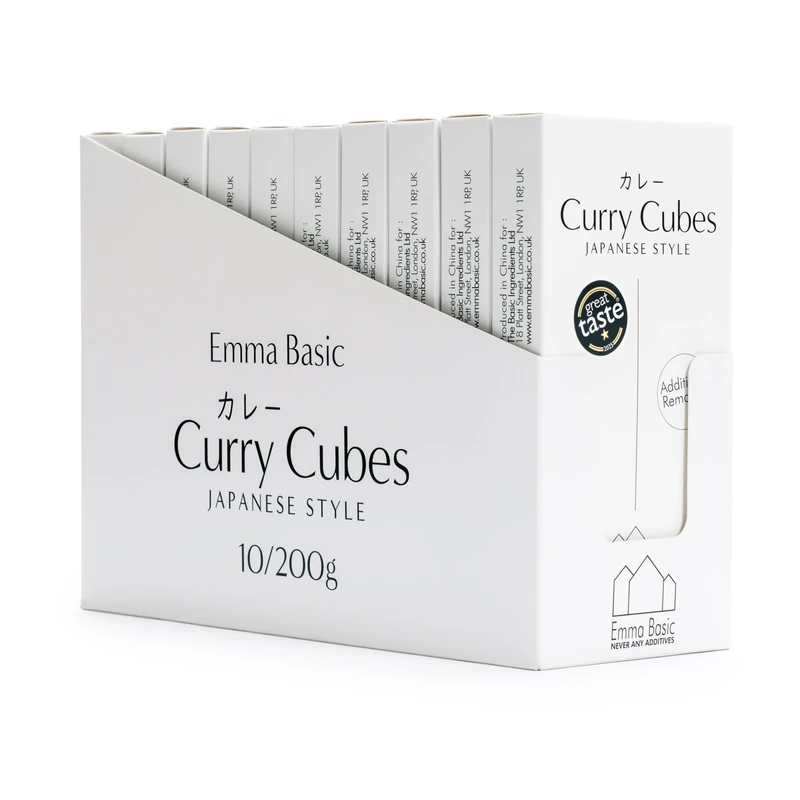 Emma Basic - Japanese Style Curry 200g | Pack of 10x200g | Vegan | Gluten Free | 40 servings