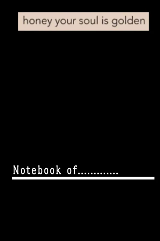 hgiuryiyt318 honey your soul is golden -120 pages Weekly Meal Planner notebook for girl boy teen x