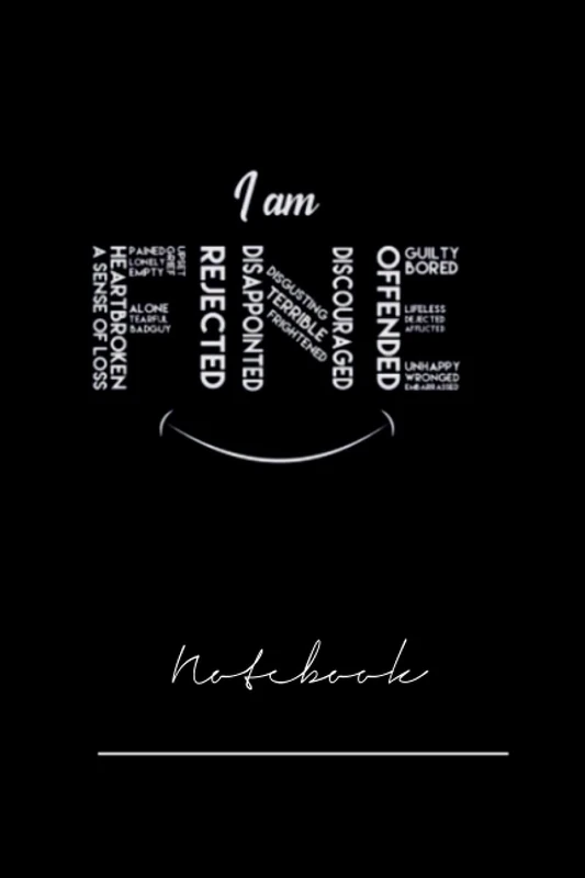 kchigour54 i am fine smile - 120 pages notebook x