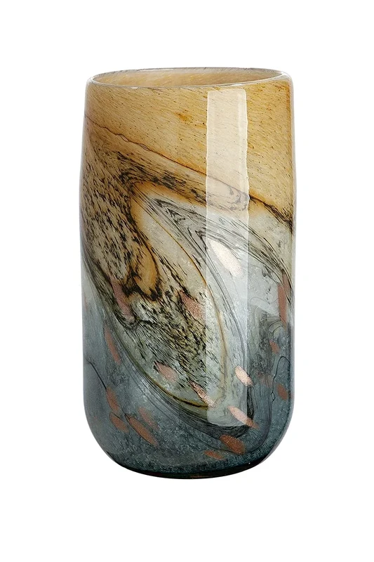 GILDE GLAS art Vase - Women's Birthday Gift - Modern Decoration - Height 30.5 cm
