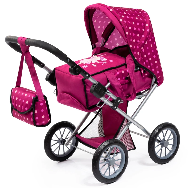 Bayer Design Dolls pram City Star with bag and adjustable handle