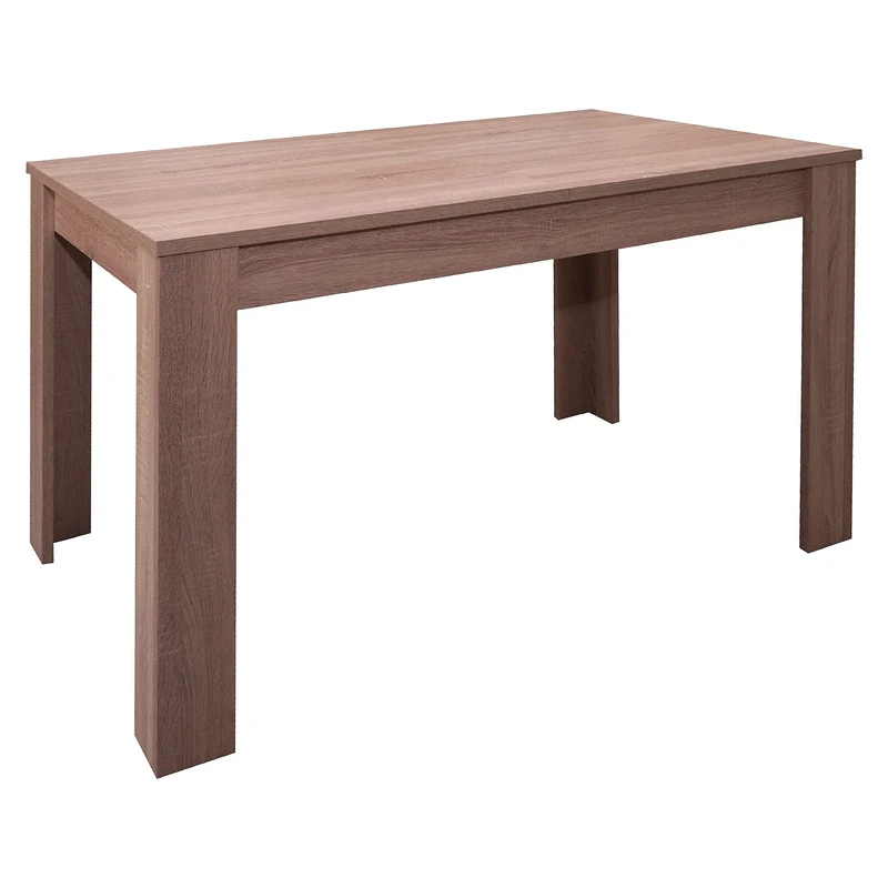 Dmora - Extendable table Caladora, Multiposition extendable console, Dining table with extension, 140/190x90h77 cm, Oak